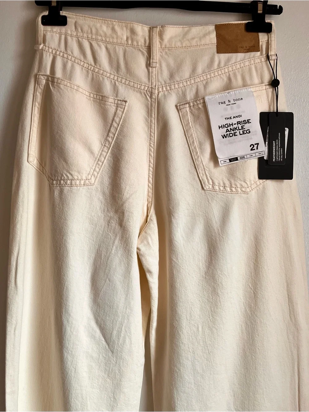 RAG & BONE The Andi High-Rise Ankle Wide-Leg Jeans